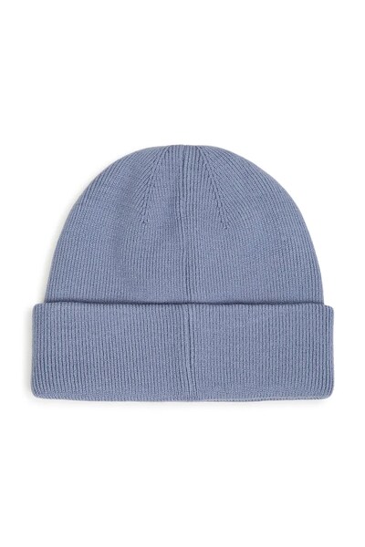 Шапка beanie детская с вискозой BOSS цвет голубой