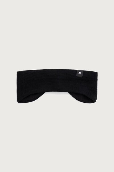 Пов'язка на голову жіноча із мериносовою вовною Eisbar Hagen STB колір чорний