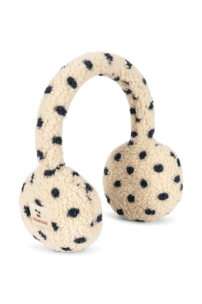 Дитячі Konges Sløjd JODY TEDDY EARMUFFS GRS колір бежевий
