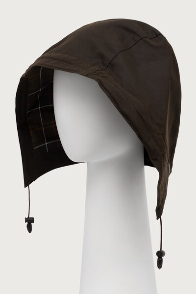 Капор чоловічий бавовняний Barbour колір коричневий