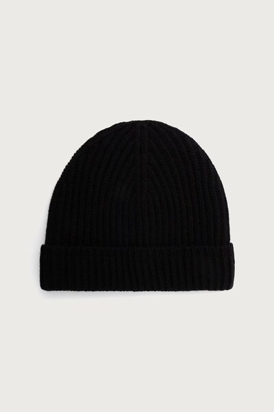 Вовняна шапка United Colors of Benetton beanie колір чорний