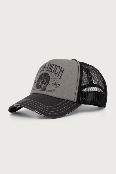 Кепка з бавовною Von Dutch колір чорний