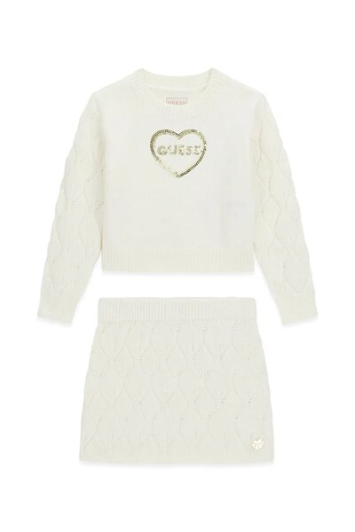 Комплект дитячий Guess колір бежевий
