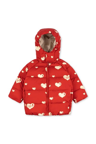 Стьобана куртка дитяча Konges Sløjd NUKA JACKET GRS колір червоний