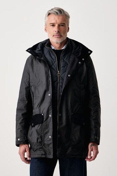 Куртка чоловіча бавовняна Barbour Beaufort колір темно-синій