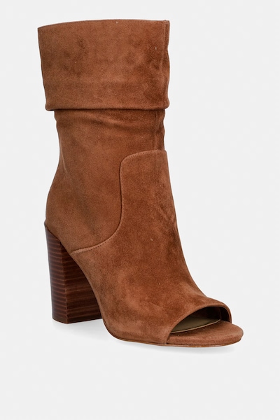 MICHAEL Michael Kors ботильйони жіночі замшеві Shayna Heeled Bootie коричневі 40T6SYHE5S.230