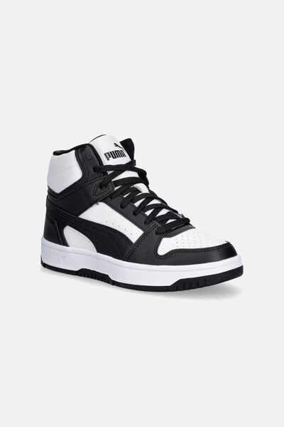 Rebound Slam Mid Mid кросівки дитячі Puma колір чорний