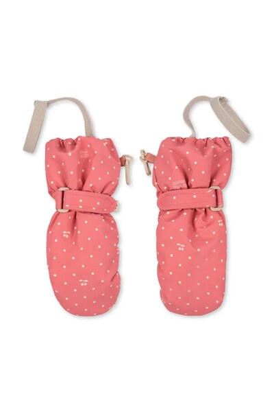Рукавиці дитячі Konges Sløjd NOHR SNOW MITTENS PRINT колір рожевий