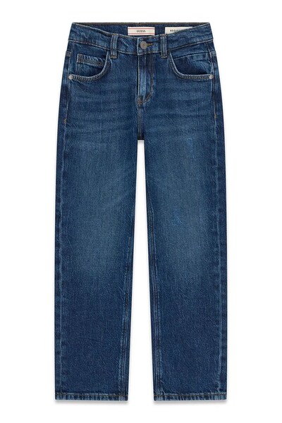 Джинси regular дитячі Guess колір блакитний