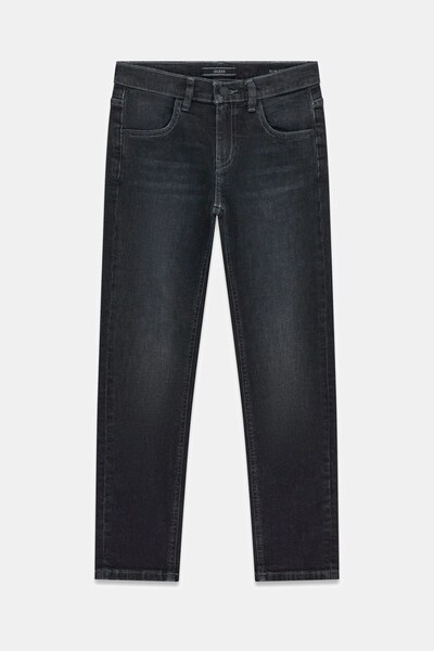 Джинси slim fit дитячі Guess колір чорний