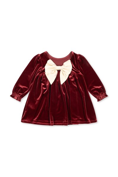 Сукня велюрова Konges Sløjd GIA BOW DRESS GRS
