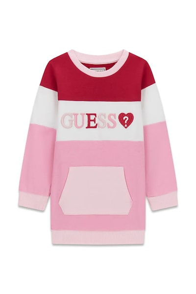 Guess nyári pamut ruha rózsaszín nyomott mintás K6YK01 K3830