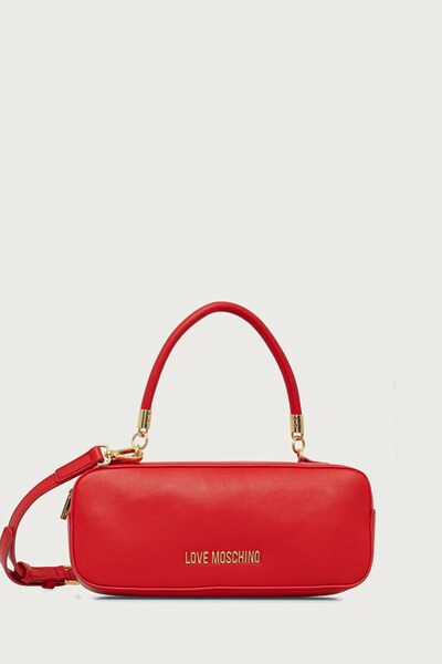 Сумка крос-боді жіноча зі штучної шкіри Love Moschino колір червоний