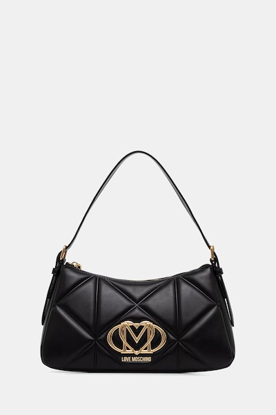 Love Moschino сумка baguette жіноча зі штучної шкіри чорна JC4032PP1PLC0000