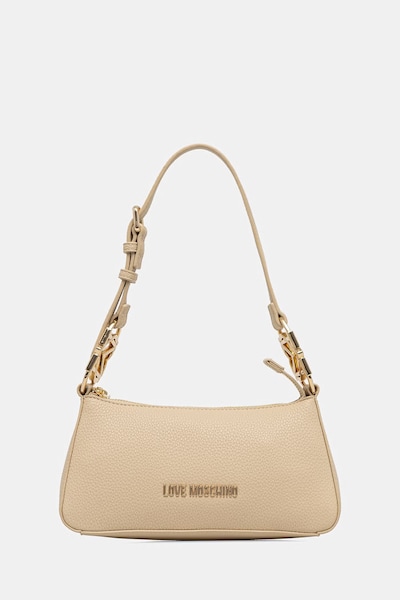 Love Moschino сумка baguette жіноча зі штучної шкіри бежева JC4007PP1PLB0129