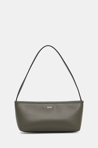 BOSS torebka damska z imitacji skóry Sandy EW Sh Bag zielona 50567590