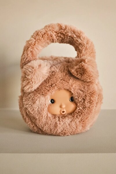 Сумочка дитяча Liewood Deanna Cleo Plush Doll Handbag колір рожевий