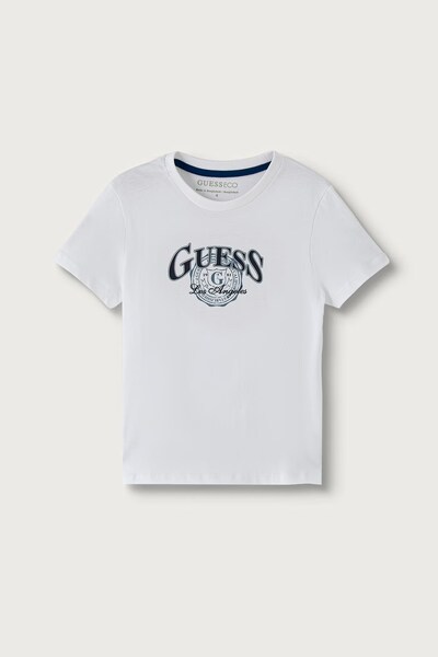 Футболка дитяча бавовняна Guess колір білий