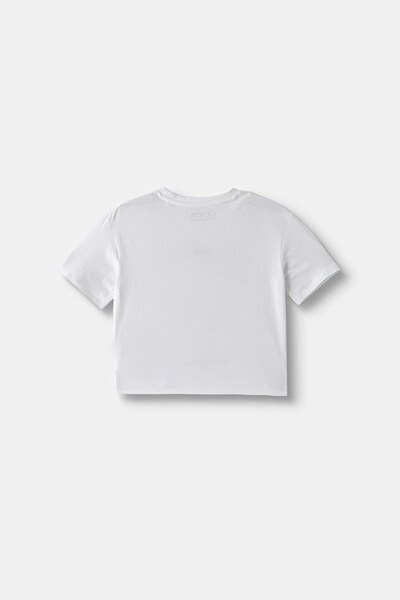 Футболка детская хлопковая с эластаном Guess цвет белый