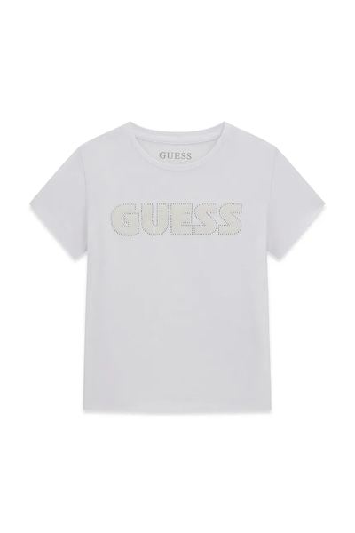Guess gyerek póló pamut elasztánnal fehér J6YI12 K4421