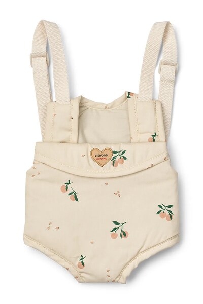 Переноска для ляльок дитяча бавовняна Liewood Eleanor Doll Carrier колір бежевий