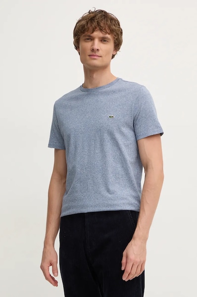 Lacoste tricou din bumbac bărbătesc albastru TH6709