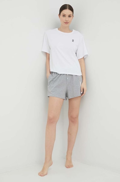 Πιτζάμα DKNY χρώμα: γκρι