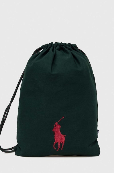 Polo Ralph Lauren gyerek hátizsák zöld, sima