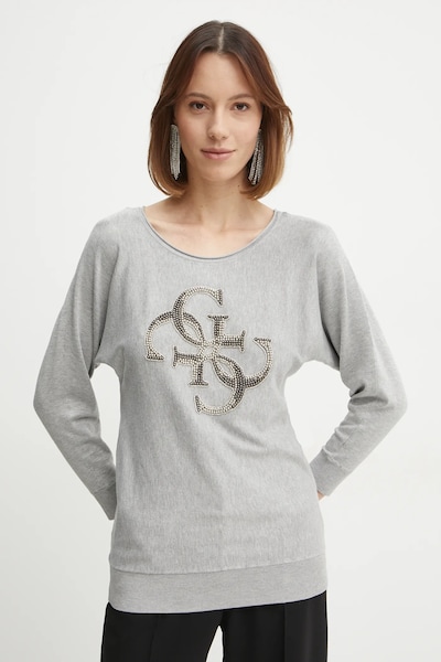 Guess pulóver EMERIE könnyű, női, szürke, W5RR37 Z2NQ2