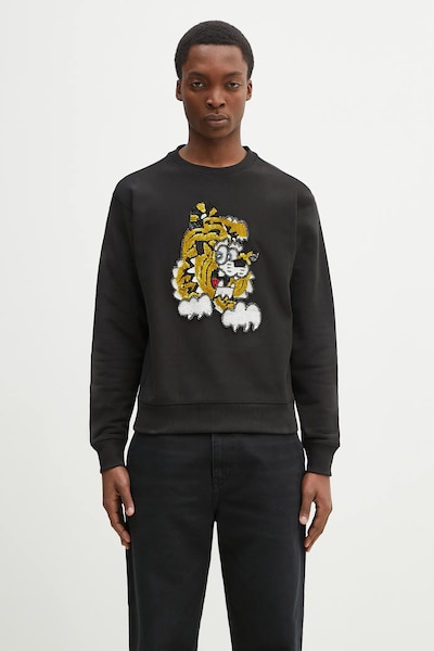 Kenzo bluza bawełniana x Verdy kolor czarny z aplikacją FF58SW2764MC.99J