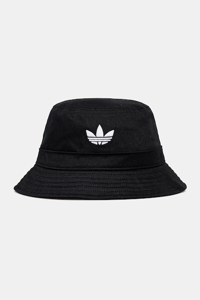 Bombažni klobuk adidas Originals Adicolor črna barva, JC6041