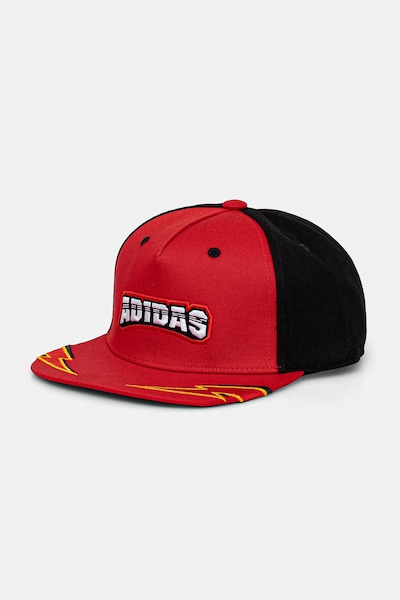 Kapa s šiltom adidas Originals FLATBRIM CAP rdeča barva, JW3989