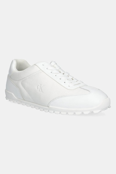 Sneakers boty Calvin Klein Jeans LOW PROFILE RUNNER CM bílá barva, YM0YM01191