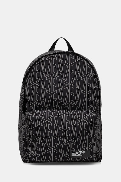 Рюкзак EA7 Emporio Armani колір чорний великий візерунок AF10465.7X000001