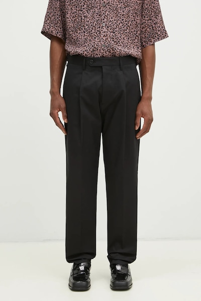 Брюки Paul Smith мужские цвет чёрный облегающие M1R-408Z-P01934
