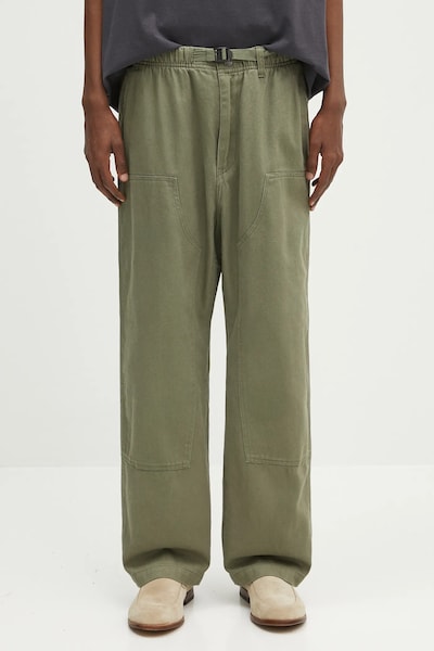 Брюки Carhartt WIP Crawford Pant цвет зелёный прямые I034566.667XX