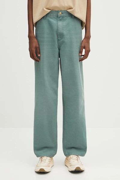 Штани Carhartt WIP Single Knee Pant колір зелений фасон chinos I034798.2M24O