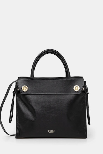 Guess bőr táska BIANCA fekete, HWBIAA L5117