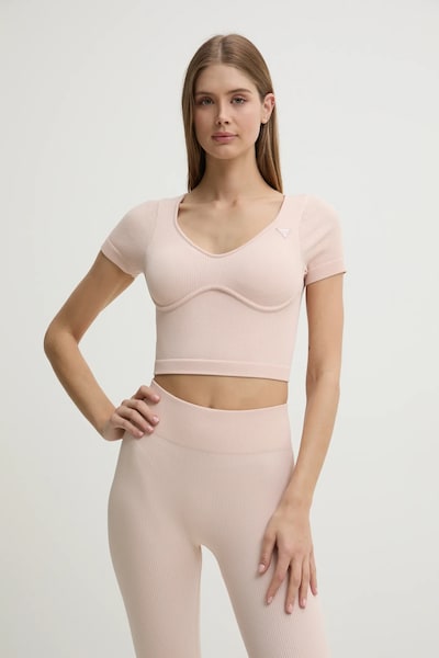 Guess t-shirt MARTINA női, bézs, V5RP06 Z3KH0