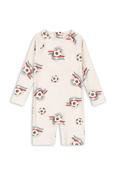 Пляжний комбінезон дитячий Konges Sløjd ASTER ONESIE GRS колір бежевий