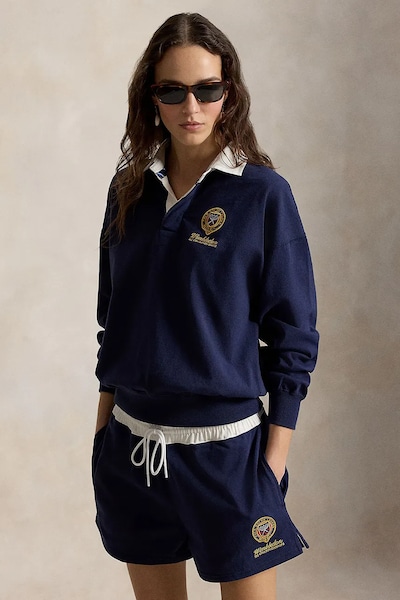 Polo Ralph Lauren кофта жіноча бавовняна Wimbledon темно-синя 211B16025