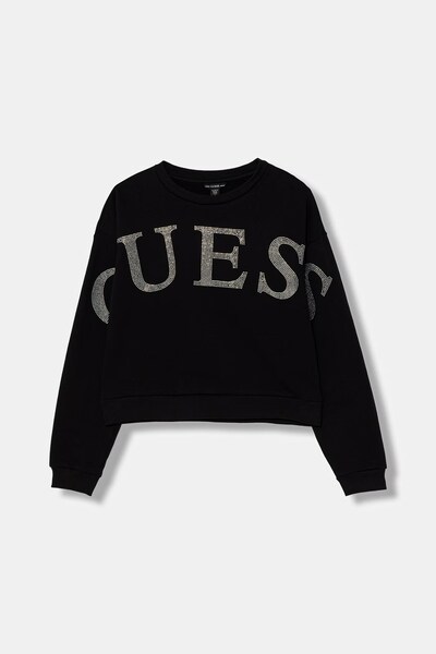 Кофта дитяча бавовняна Guess колір чорний