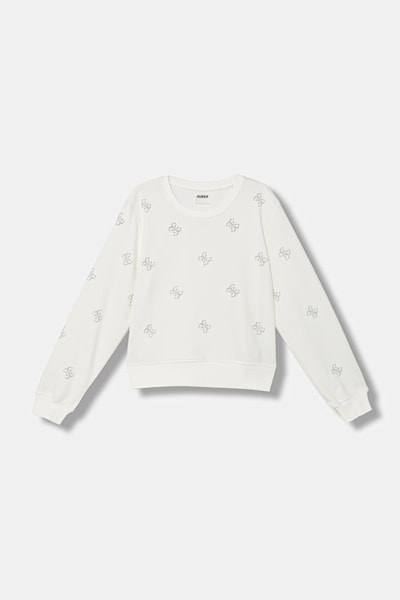 Guess gyerek melegítőfelső pamuttal fehér J6GQ06 KF712