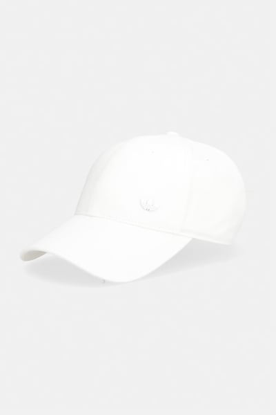 Bombažna bejzbolska kapa adidas Originals bež barva, KE4657