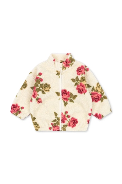 Детско яке Konges Sløjd JODY TEDDY JACKET GRS в бежово KS104868