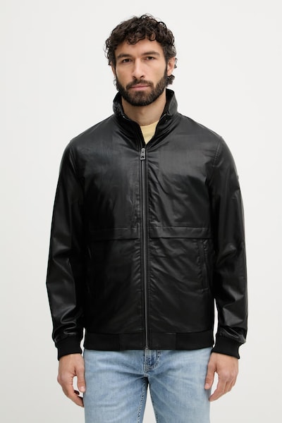 Guess prechodná bunda pánska čierna M6GL07 W1663