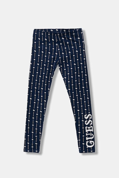 Guess gyerek legging sötétkék, mintás, J6RB07 J1314