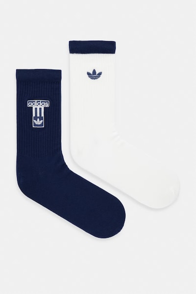 Κάλτσες adidas Originals 2-pack χρώμα: άσπρο, KD8396