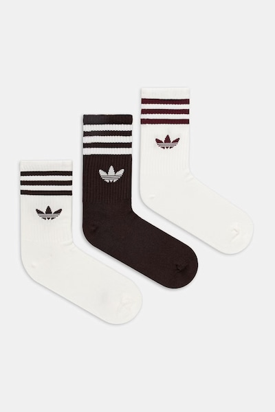 Чорапи adidas Originals (3 чифта) в бяло KD8253