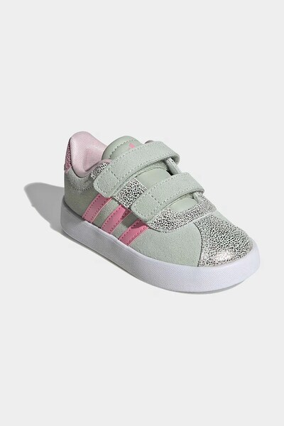 Детские кроссовки adidas VL COURT 3.0 цвет бирюзовый